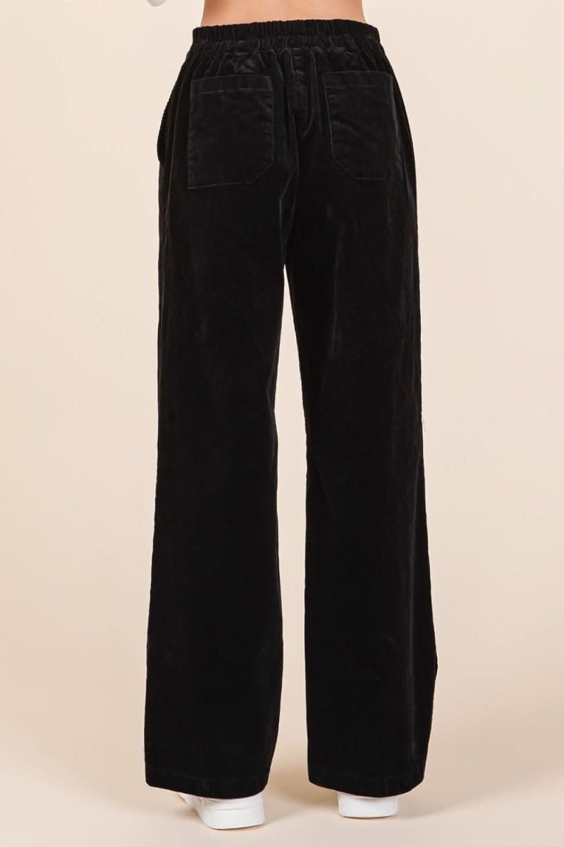 Mittoshop Corduroy Back Elastic Waist Pants - Love Salve 