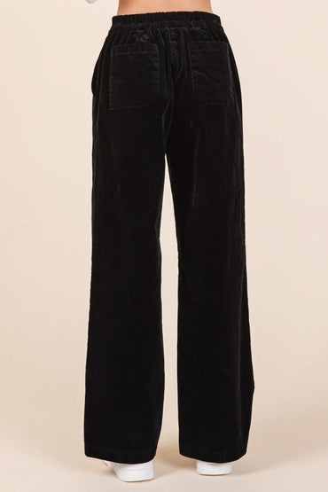 Mittoshop Corduroy Back Elastic Waist Pants - Love Salve 