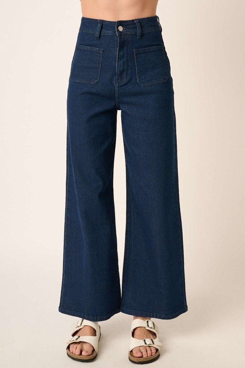 Mittoshop High Waist Wide Leg Jeans for Women - Stylish Fit - Love Salve 
