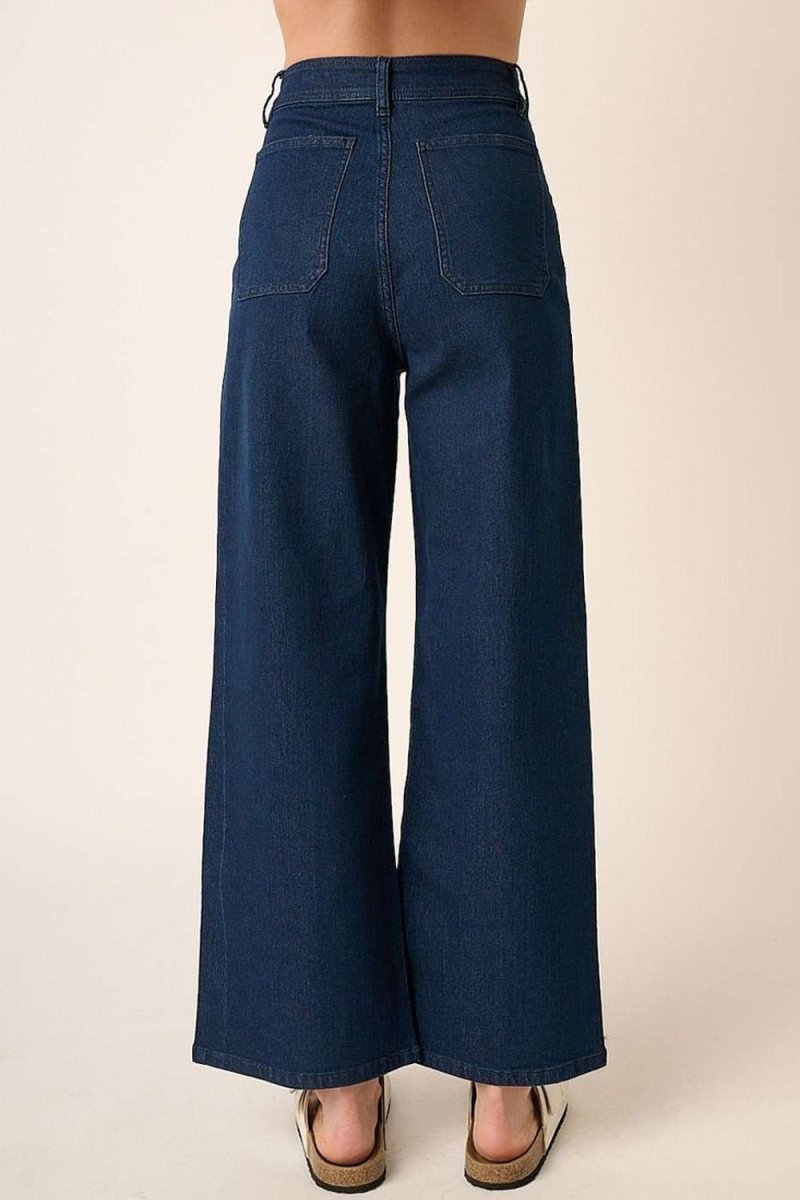 Mittoshop High Waist Wide Leg Jeans for Women - Stylish Fit - Love Salve 