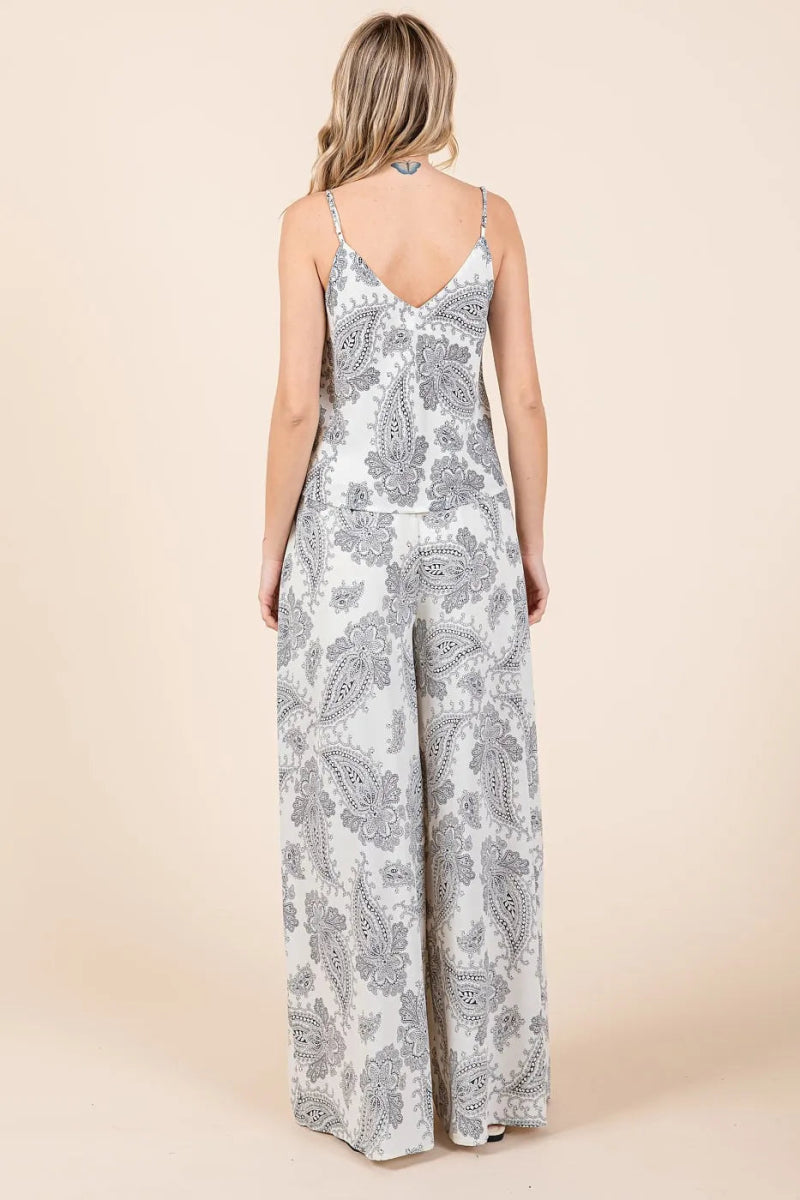 Mittoshop Paisley Print Cami and Pants Set - Love Salve