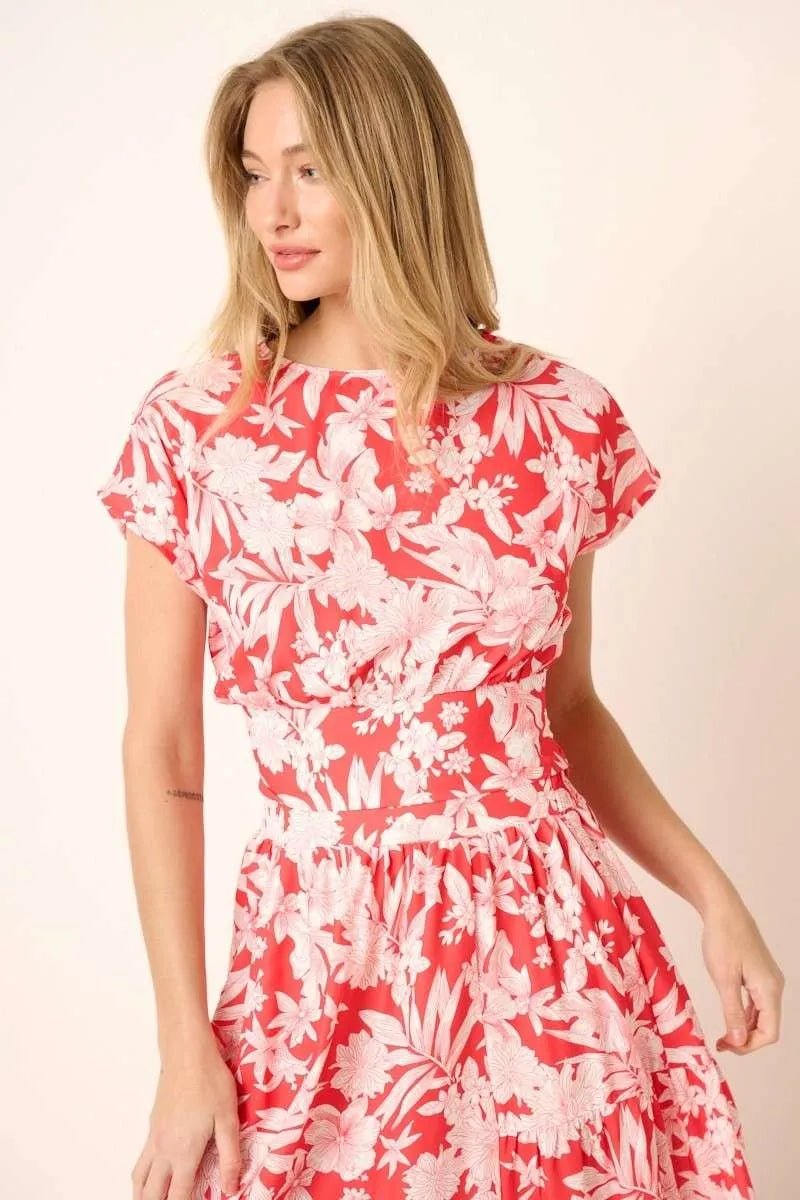 Mittoshop Tropical Print Top and Skirt Set - Love Salve