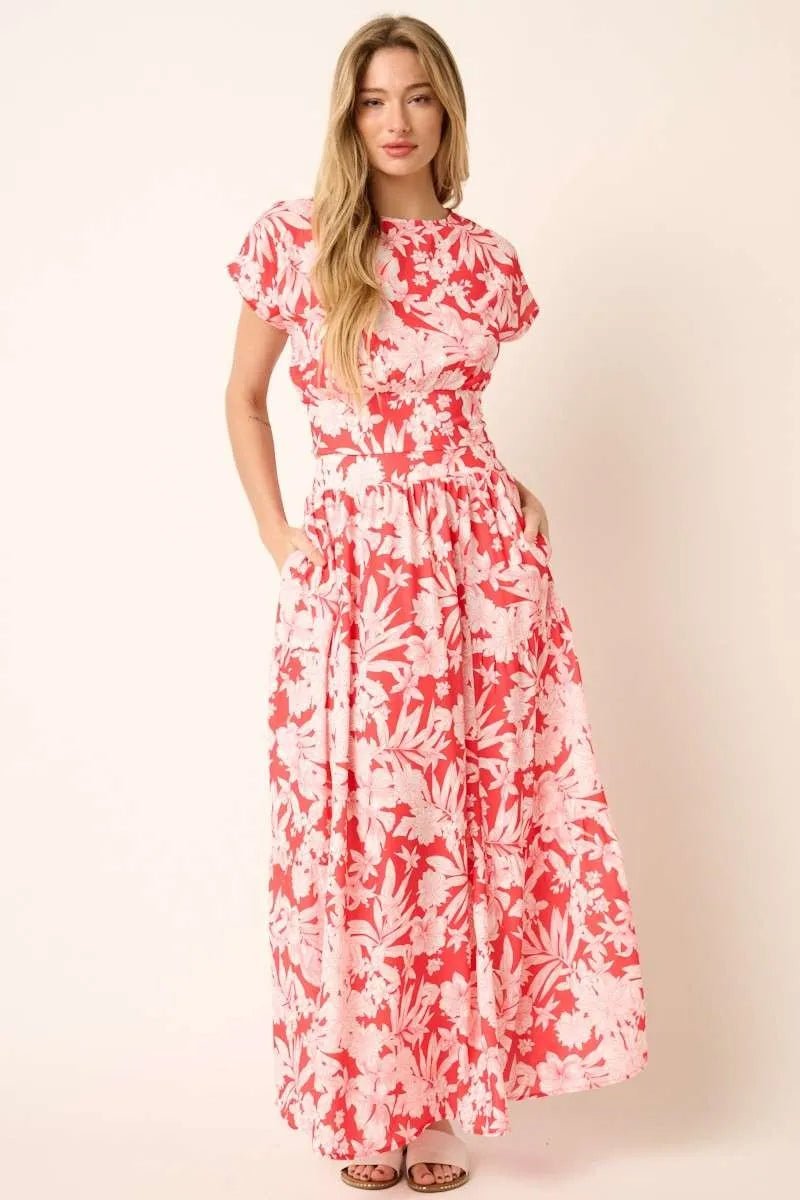 Mittoshop Tropical Print Top and Skirt Set - Love Salve