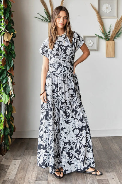 Mittoshop Tropical Print Top and Skirt Set - Love Salve