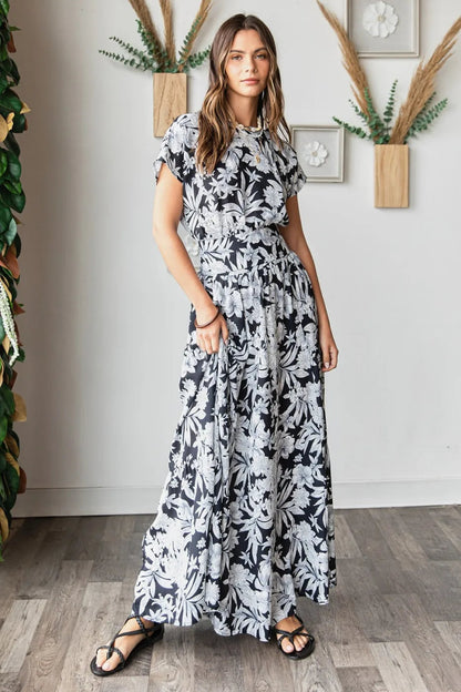 Mittoshop Tropical Print Top and Skirt Set - Love Salve