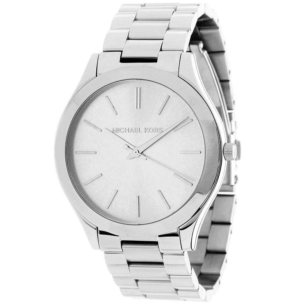 Michael Kors Women's Runway Stainless Steel Watch Silver Dial Quartz