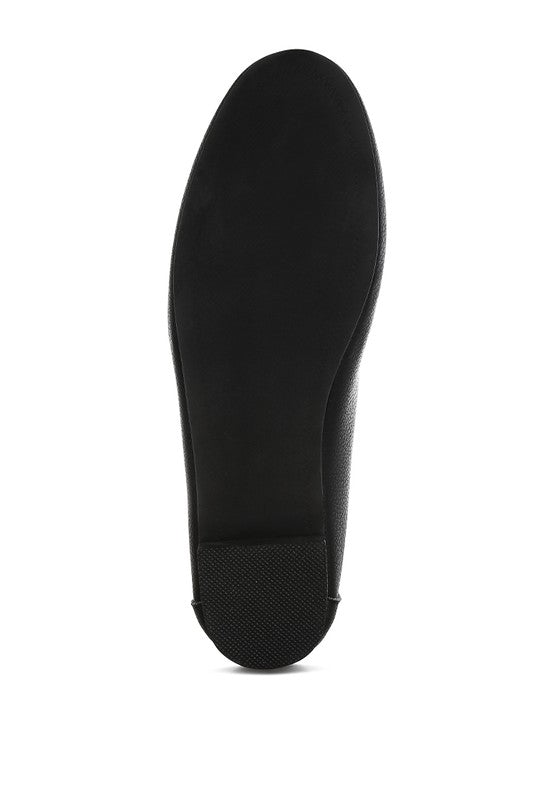 Modaha Horsebit & Embellished Real Leather Loafers for Women - Love Salve 