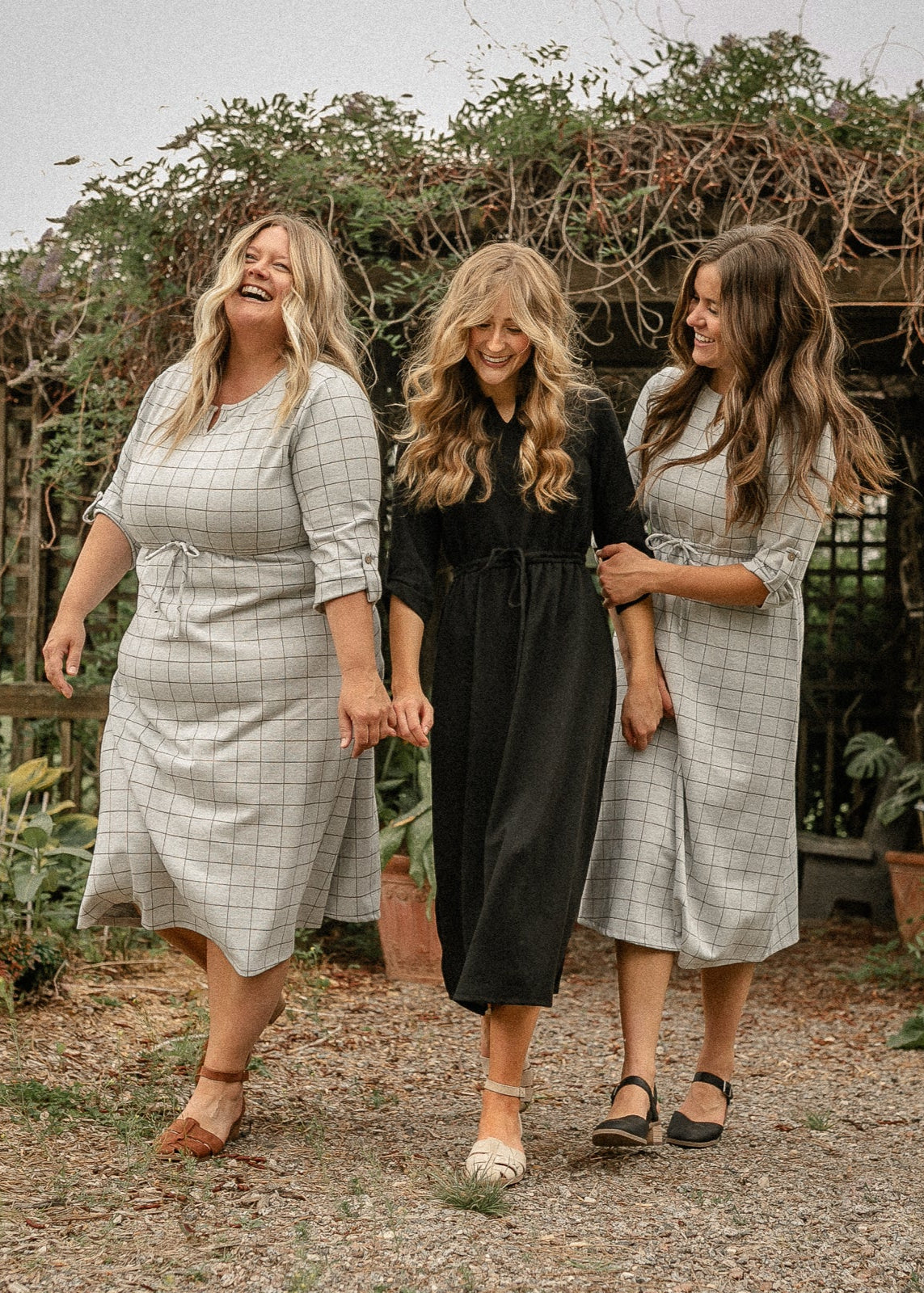 Monica Tie Waist Midi Dress Inherit Co.