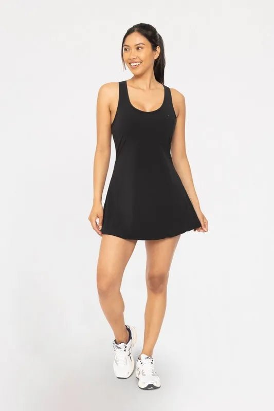 MONO B Adjustable Active A - line Dress for Active Lifestyle - Love Salve