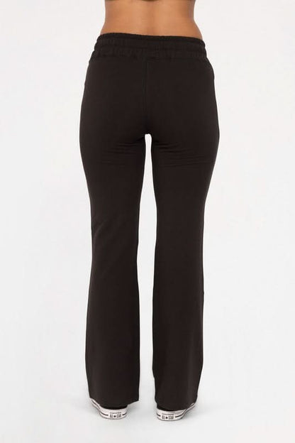 Mono B Drawstring Flared Pants - Love Salve 