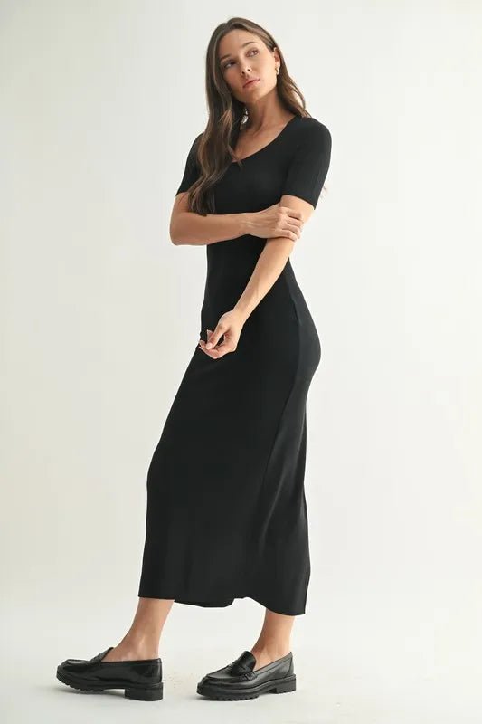 MONO B Laguna Soft Drape Maxi Dress For Women’s Style - Love Salve 