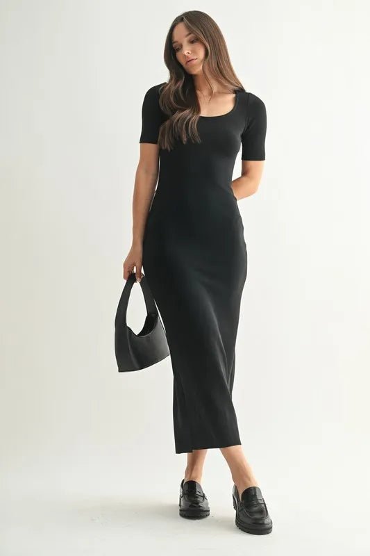 MONO B Laguna Soft Drape Maxi Dress For Women’s Style - Love Salve 