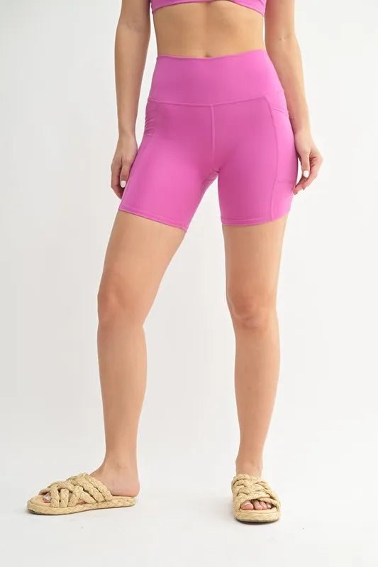 MONO B Venice Cloud Light Sculpt Biker Shorts for Women - Love Salve