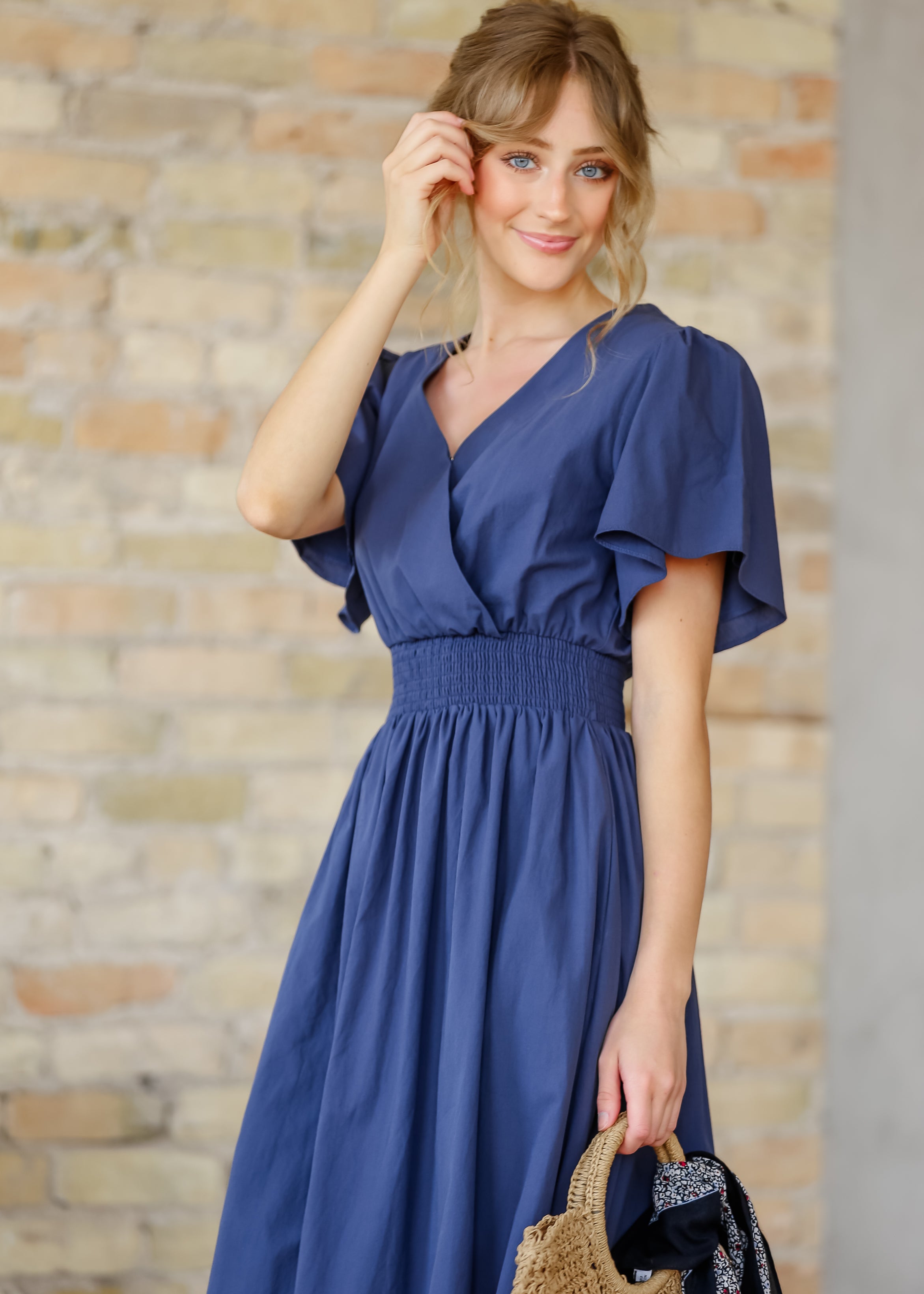 Montie Flutter Sleeve Maxi Dress - FINAL SALE Inherit Co.