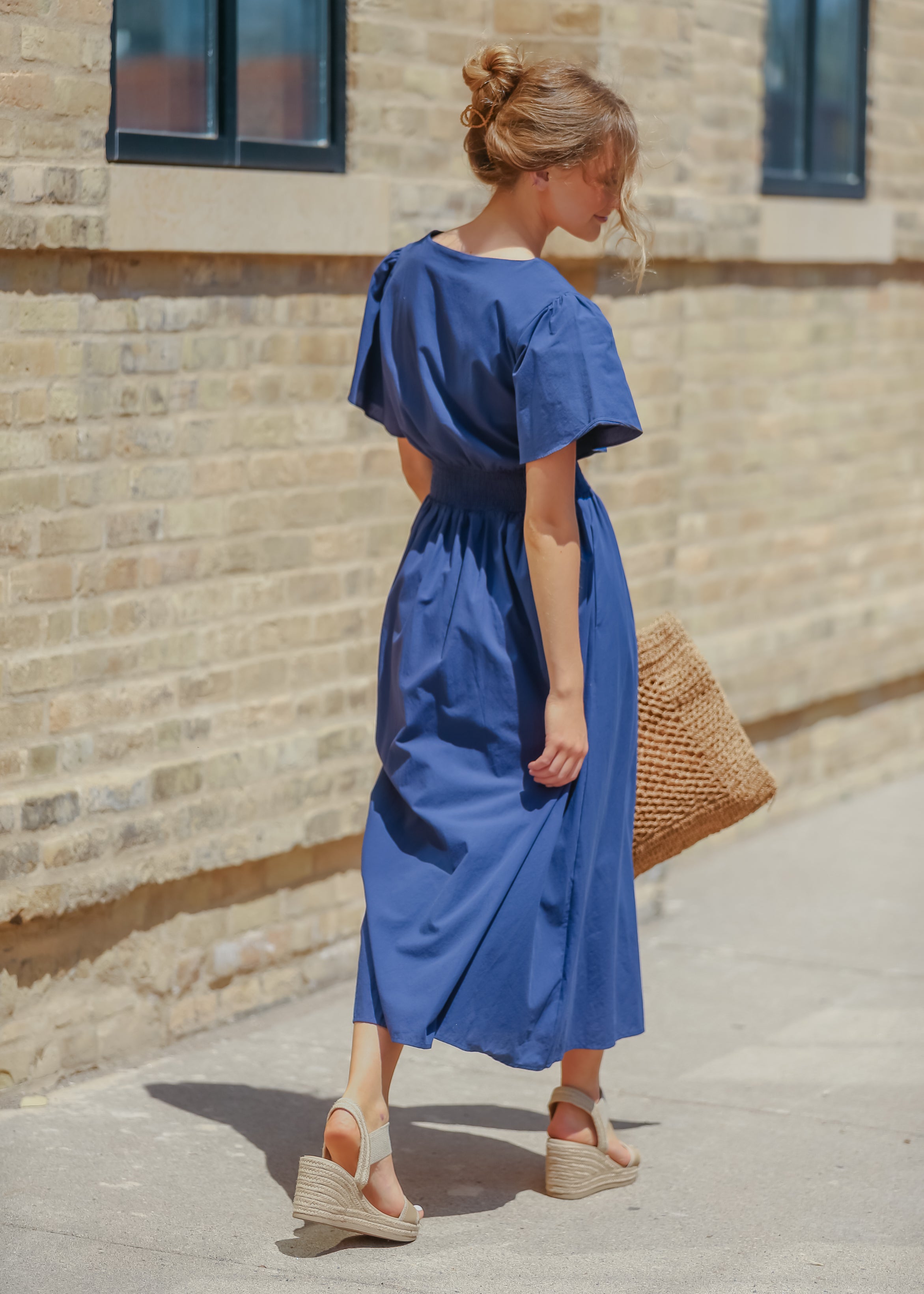 Montie Flutter Sleeve Maxi Dress - FINAL SALE Inherit Co.