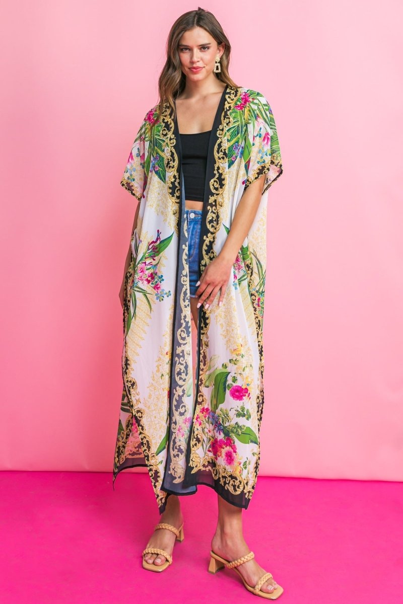 MORRO BAY WOVEN MAXI COVER UP - Love Salve