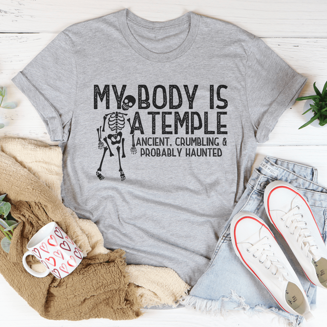 My Body Is A Temple Halloween Tee - Love Salve 