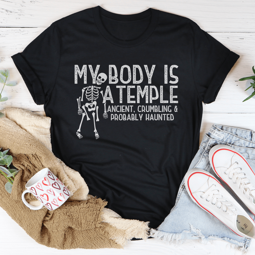 My Body Is A Temple Halloween Tee - Love Salve 