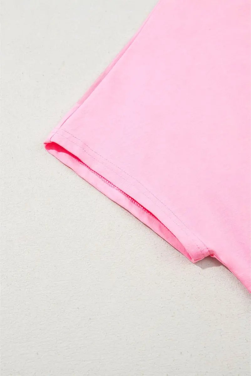 Myosotis Two Tone Half Buttons Collared T Shirt for Women - Love Salve 