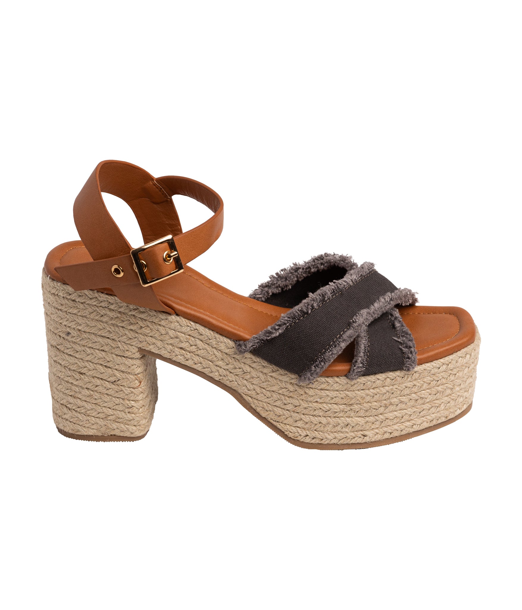 Nana Platform Sandals Black Three Point Five Inch Heel Naughty Monkey