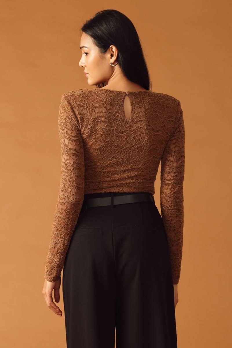 NEVER ENOUGH WOVEN LACE BODYSUIT - Love Salve 