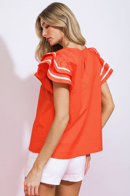 NICE AS CAN BE WOVEN TOP - Love Salve