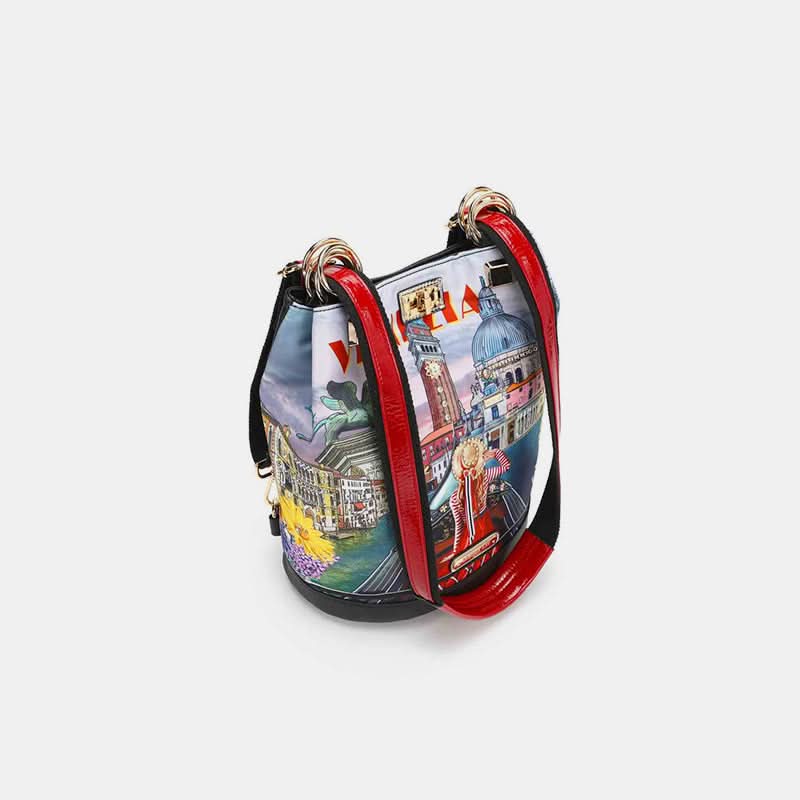 Nicole Lee USA Nylon Multifunctional Bucket Backpack - Love Salve