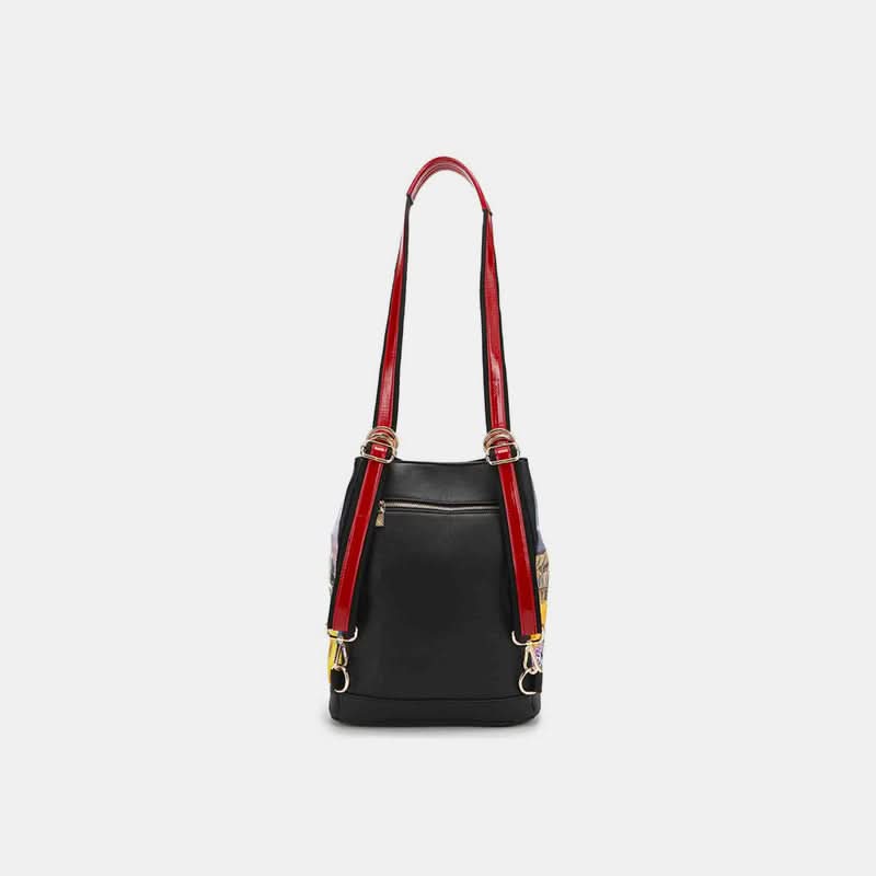 Nicole Lee USA Nylon Multifunctional Bucket Backpack - Love Salve