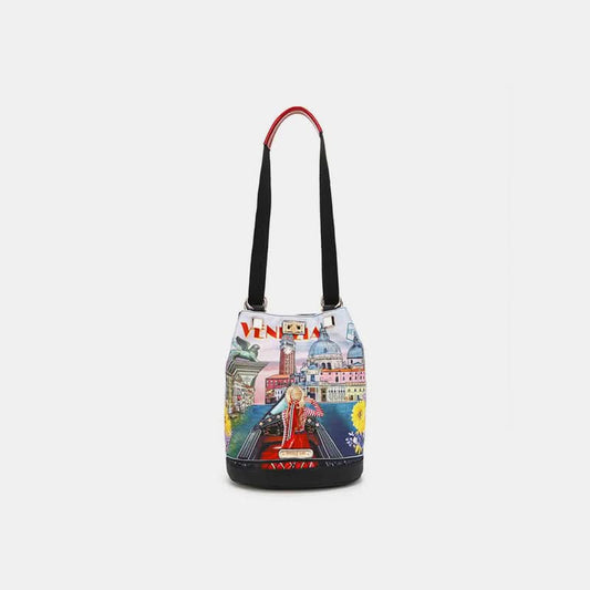 Nicole Lee USA Nylon Multifunctional Bucket Backpack - Love Salve 