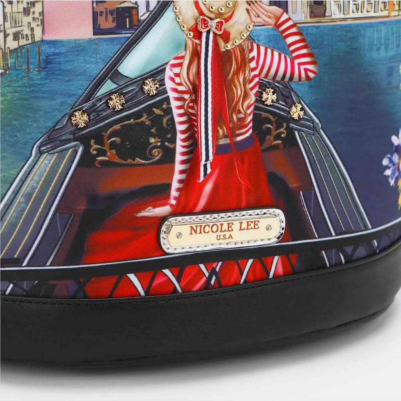 Nicole Lee USA Nylon Multifunctional Bucket Backpack - Love Salve 