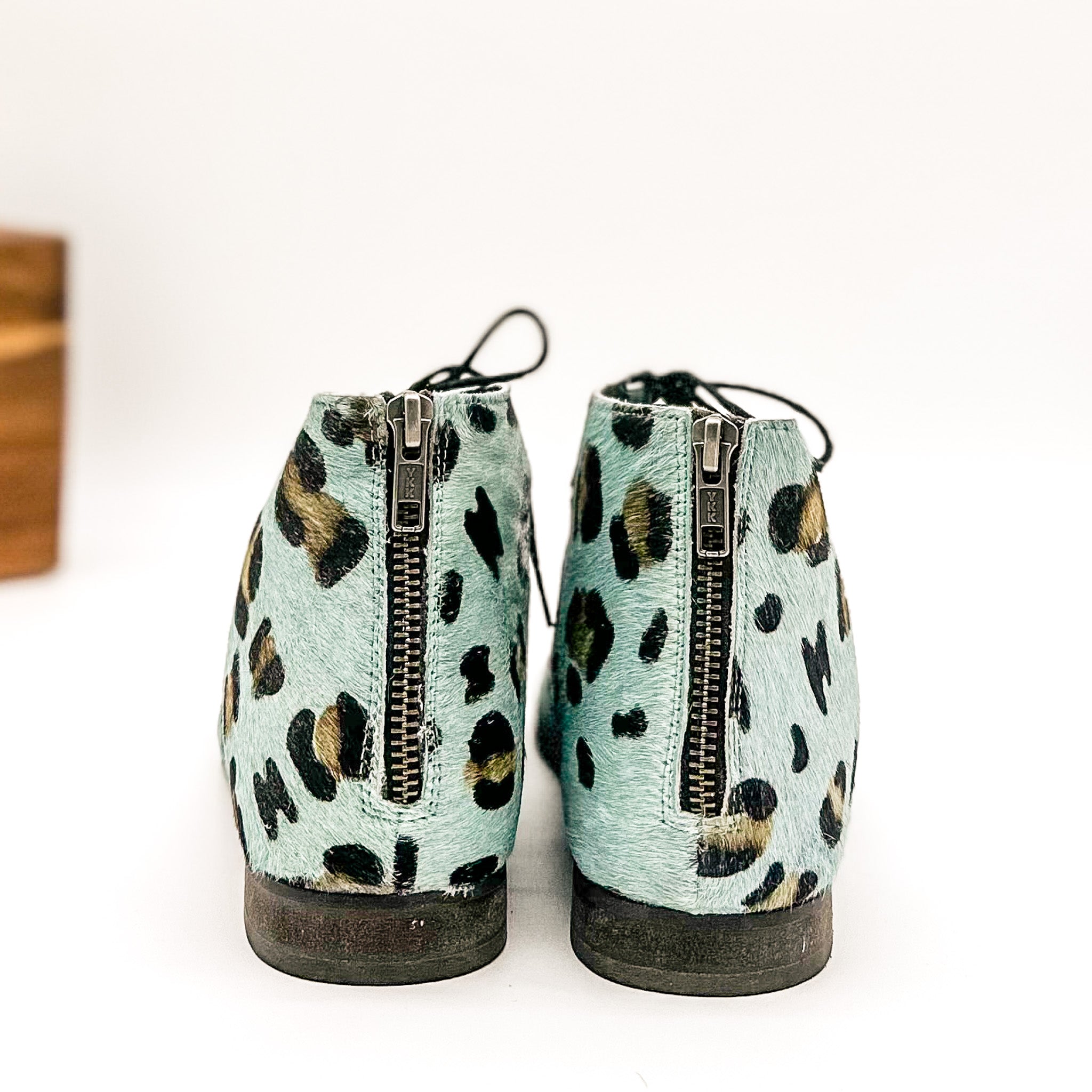 Nola Teal Sandals With Lace Up Front And Back Zip Closure Naughty Monkey