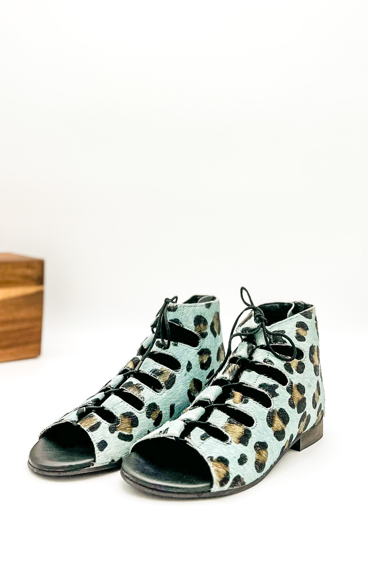 Nola Teal Sandals With Lace Up Front And Back Zip Closure Naughty Monkey