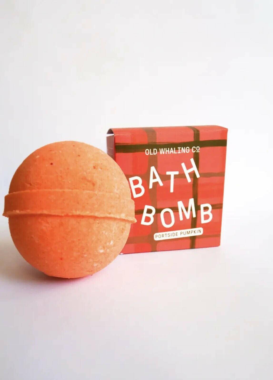 Pumpkin Spice Handmade Bath Bomb - Luxurious Fall Scent by Old Whaling Co. - Love Salve 