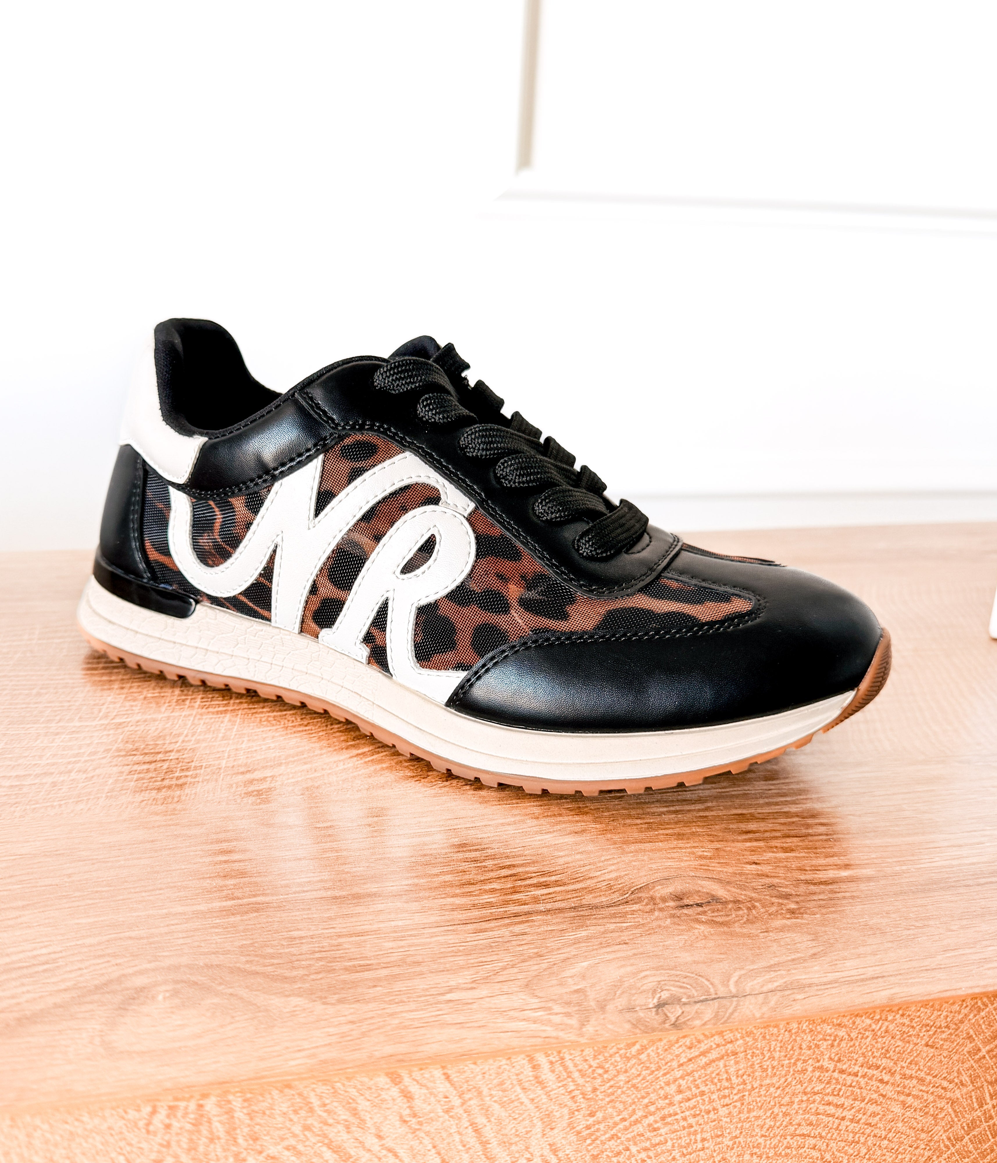 Olympia Leopard Print Sneaker Not Rated Boutique Style Casual Shoes