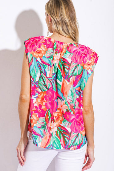 OUT FOR THE DAY WOVEN TOP - Love Salve