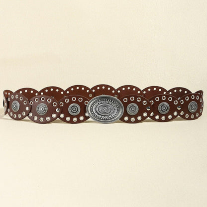 Oval PU Belt - Love Salve