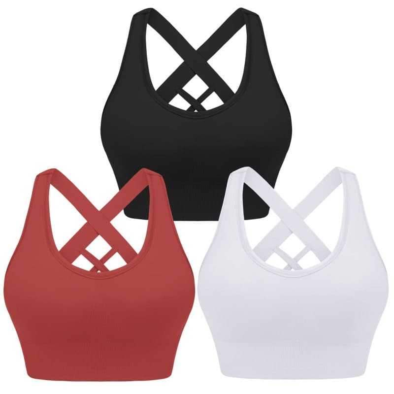 Women's nylon sports bra - year-round comfort