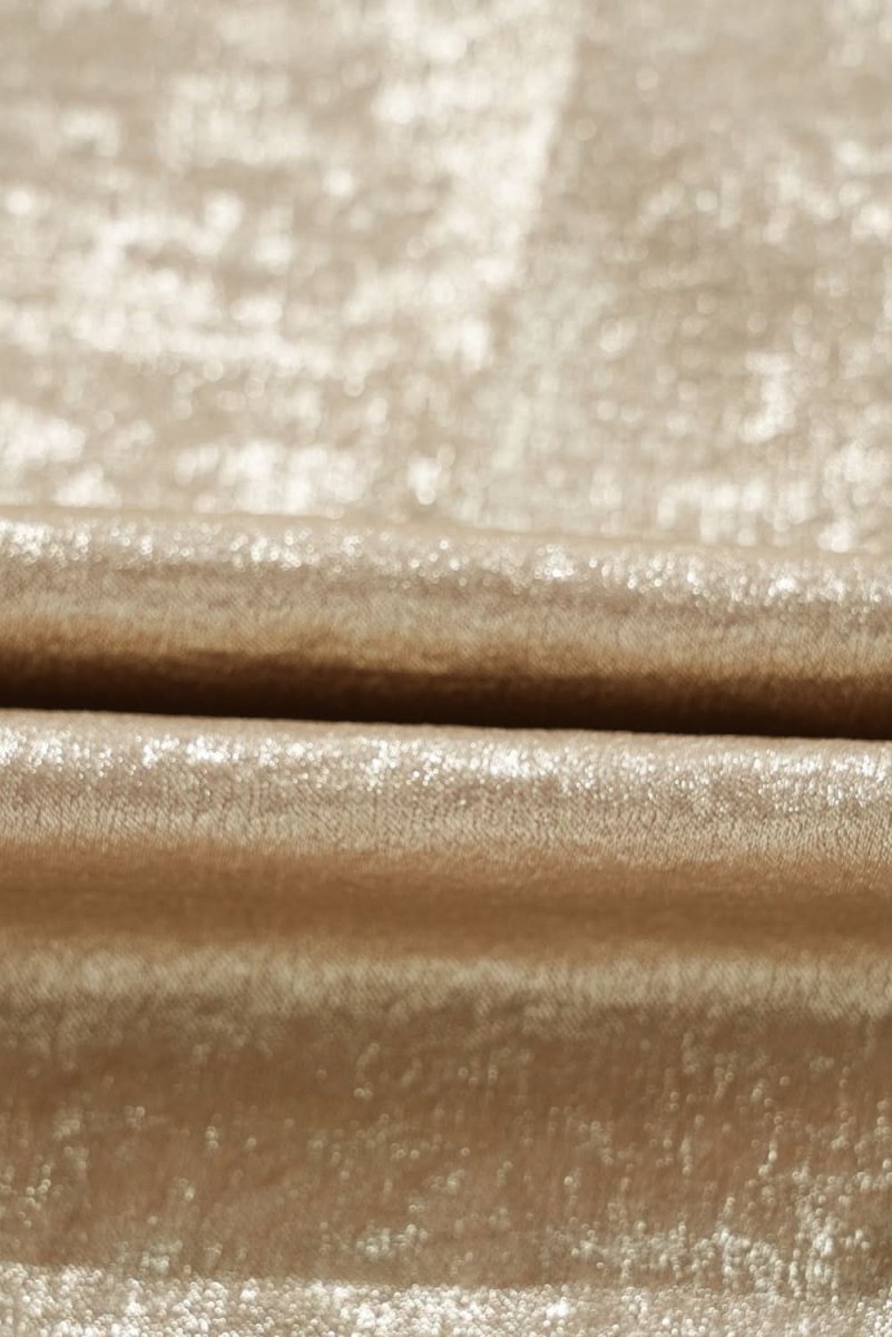 Pale Khaki Metallic Zip up Baseball Jacket - Love Salve 