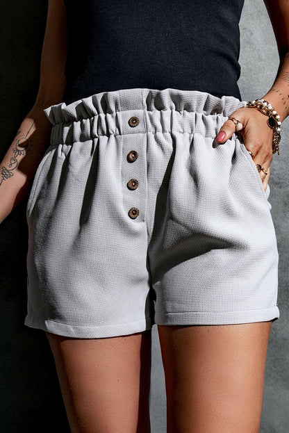 Paperbag Shorts with Pockets - Love Salve