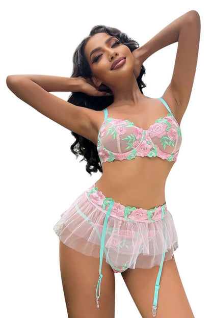 Perfect Pastel Lingerie Bra Set - Love Salve
