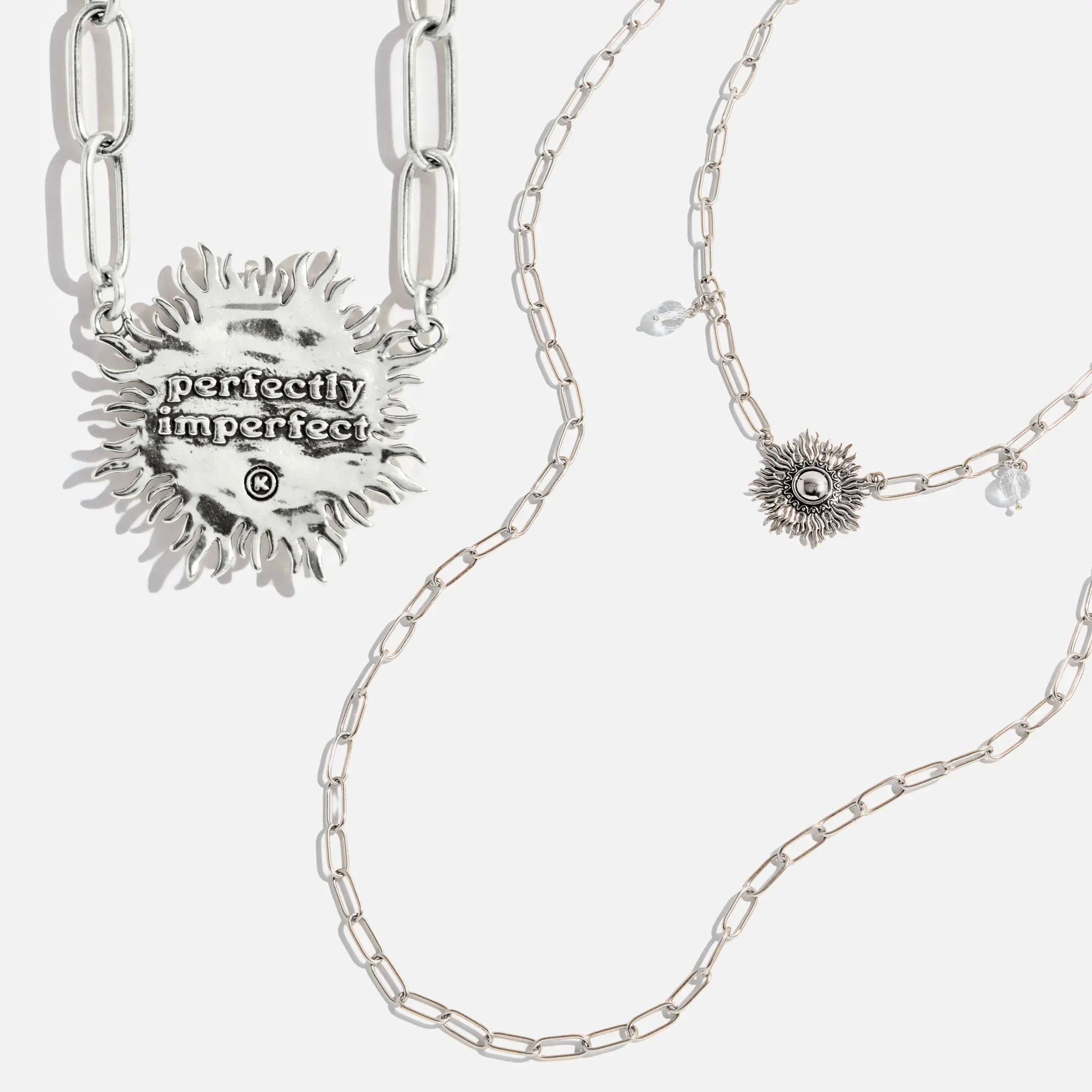 Perfectly Imperfect Starburst Long Chain Necklace Katia Designs