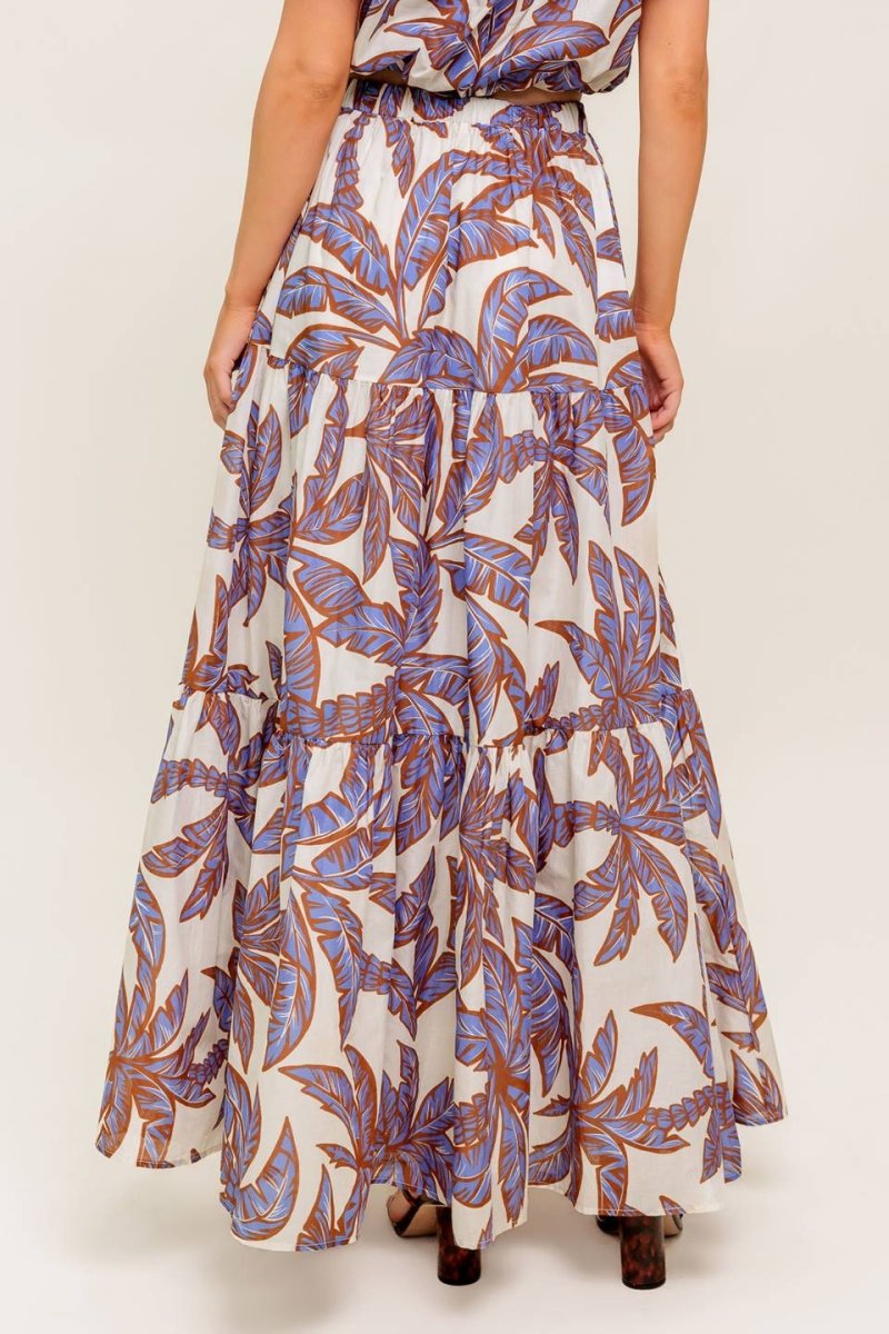 PETAL WALTZ WOVEN MAXI SKIRT - Love Salve