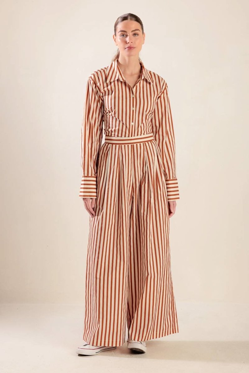 PIECES OF MY HEART WOVEN PANTS - Love Salve