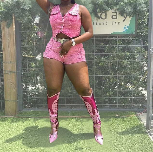 Pink Rodeo Rebel Denim Set Coco’s Tee Boutique