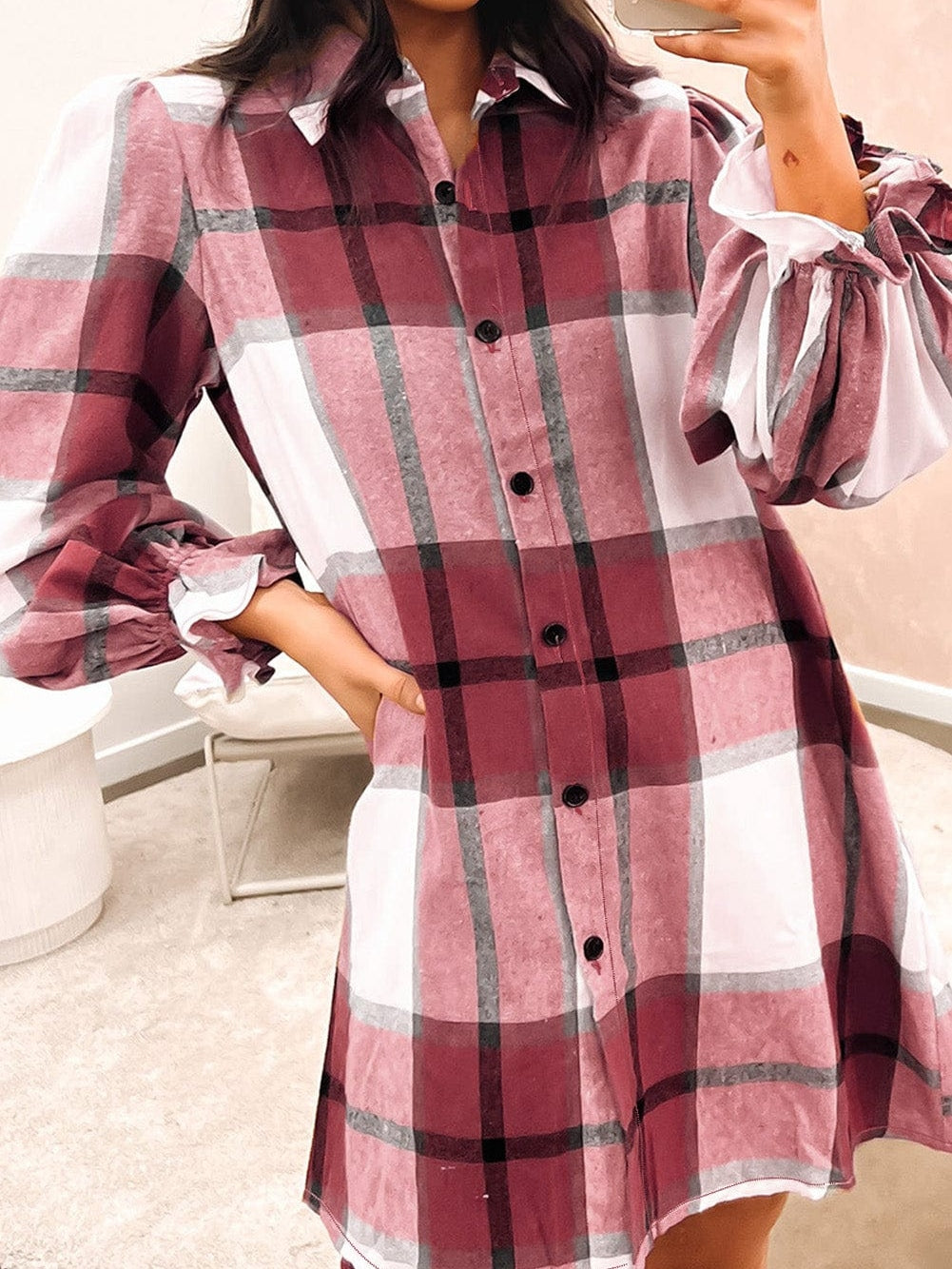 Everyday Plaid Dress