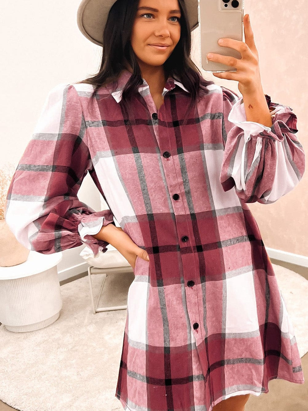 Everyday Plaid Dress