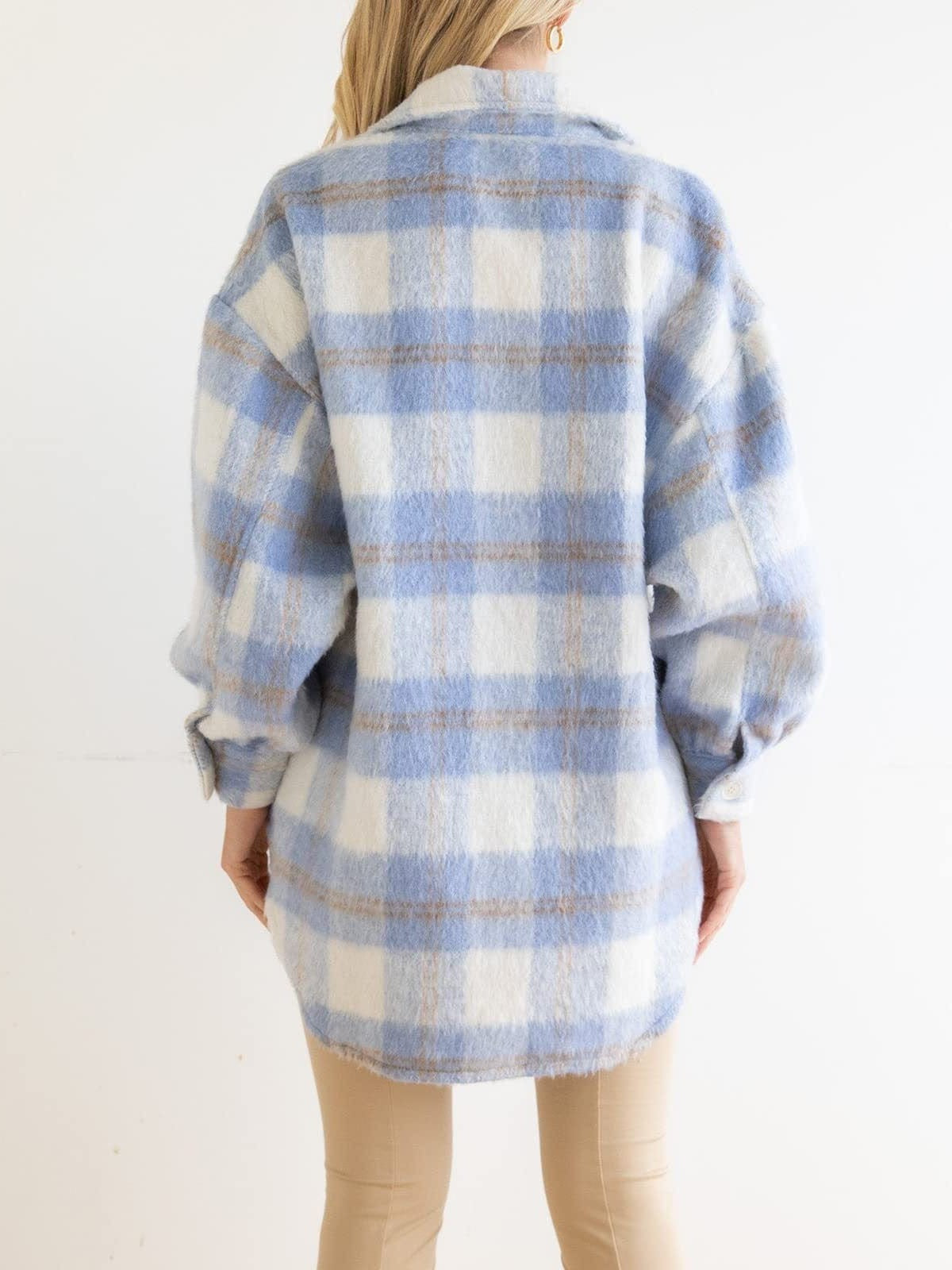 Everyday Plaid Jacket for Women
