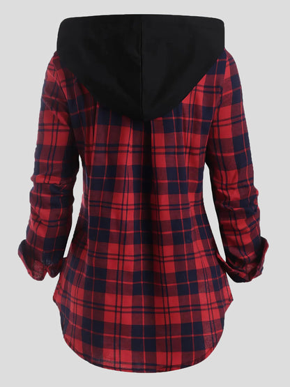 Everyday Plaid Corduroy Jacket