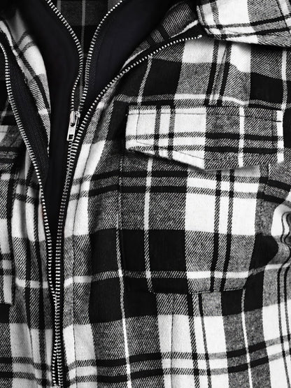 Everyday Plaid Corduroy Jacket