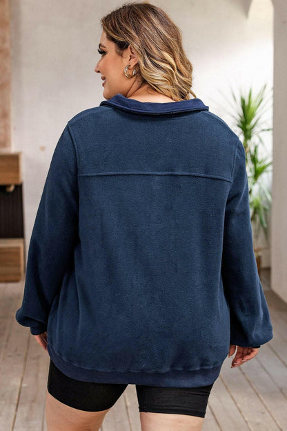 Cozy Plus Size Snap Front Long Sleeve SweaterCozy Plus Size Snap Front Long Sleeve Sweater
 
 
Size Inclusivity: Available in sizes 1XL to 5XL, catering to all body types for a comfortable fit.
 
Easy Snap FronLove Salve Size Snap Front Long Sleeve Sweaterplus